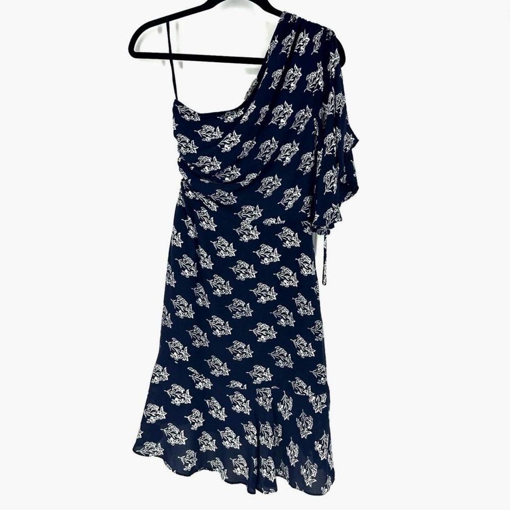 A.L.C silk one shoulder dress